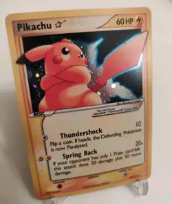 **Custom-made**HighQuality, Pikachu G. Star"Display-card" - Image 3
