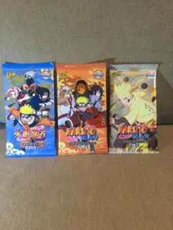 3 MIXED Naruto Cards KAYOU 5 Cards/Pack 2xEach Tier 2 Waves 1, 7 & Tier 3 Wave 1 - Image 1