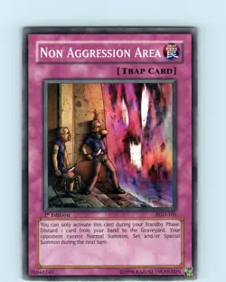 Yu-Gi-Oh TCG Non Aggression Area PGD-101 1st Edition Regular Common Card NM - Image 1