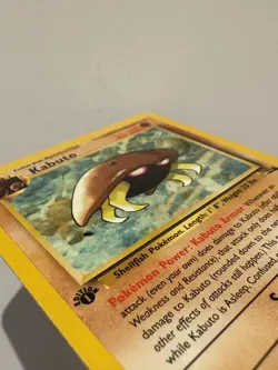 Kabuto - 1st Edition Fossil Set - 50/62 - Pokemon Card LP - Image 3