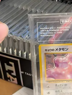 TAG 8 1999 Pokemon Japanese Gym 2 Koga’s Ditto Holo #132 NM Card - Image 2