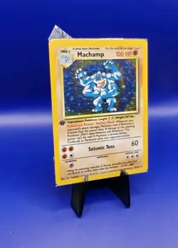 Machamp 8/102 1st Edition Base Set UK 4th Print Holo Pokemon Card WOTC Sealed - Image 2