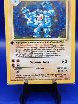 Machamp 8/102 1st Edition Base Set UK 4th Print Holo Pokemon Card WOTC Sealed - Image 5
