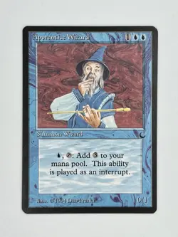 MTG APPRENTICE WIZARD The Dark Regular EX Magic The Gathering - Image 1