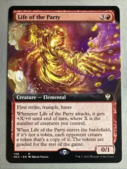MTG / Life of the Party / NCC / #148 / Regular (Extended Art) / Rare / NM - Image 1