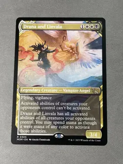 1x Drana and Linvala (Showcase) - March of the Machine - NM - MTG - Image 1