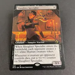 Slaughter Specialist Extended Art Near Mint 349 Innistrad: Midnight Hunt Rare - Image 1