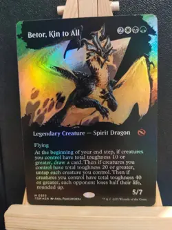Betor, Kin to All - FOIL (Borderless) - Tarkir Dragonstorm - NM (see pics) MTG - Image 1