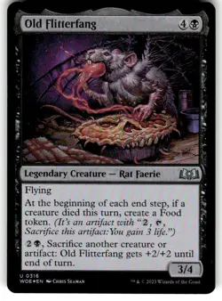 Old Flitterfang Wilds of Eldraine Foil MTG - Image 1