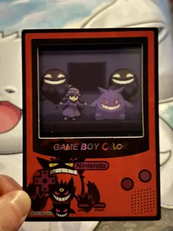 Pokemon Eif Origin 4.0 Case Hit Gengar Gameboy Lenticular - Image 1