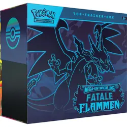 Pokemon ME02 Mega Entwicklung Fatale Flammen Top Trainer Box - Image 1
