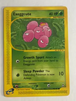 Pokemon TCG Aquapolis Exeggcute 76/147 Light Played - Image 1