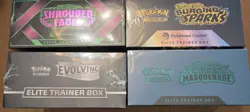 Pokemon TCG ETB Lot of 4: (3) Pokemon Center ETBs (1) ETBs. Evolving Skies! - Image 4