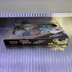 Pokemon TCG Crown Zenith Lugia V Unown v Special Collection Box Sealed - Image 4