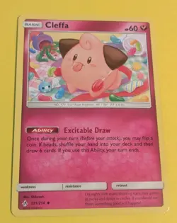 Pokemon Cleffa 131/214 SM - Unbroken Bonds Uncommon LP - Image 1