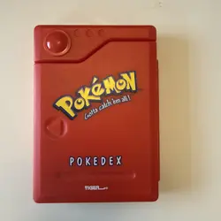 Vintage 1998 Pokedex Pokemon Nintendo Tiger Electronics Red Handheld Toy - Image 1