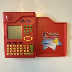 Vintage 1998 Pokedex Pokemon Nintendo Tiger Electronics Red Handheld Toy - Image 2