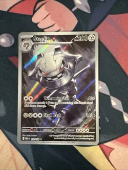 Steelix 150/132 Mega Evolution Holo Illustration Rare Near Mint English Pokemon - Image 1
