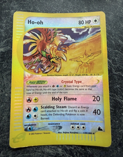 Ho-oh 149/144 Skyridge Reverse Holo Secret Rare Crystal Pokemon - Image 1