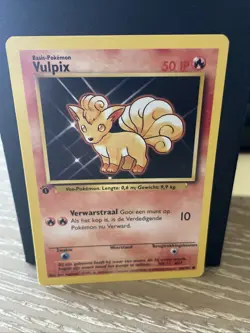 Vulpix 68/102 1st Edition Base Set NM DUTCH Pokemon Free Ship - Image 1