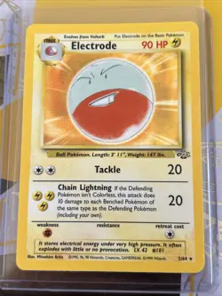 Electrode - 2/64 Jungle Unlimited Holo Rare Pokemon - Lp 1999 Vintage - Image 1