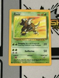 1999 Pokemon Pinsir 9/64 Holo No Symbol ERROR*Lightly Played - Image 1
