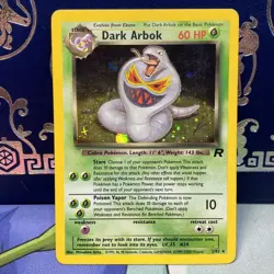 Pokemon TCG Team Rocket Dark Arbok 2/82 Holo Rare LP - Image 1