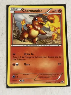 Charmander 17/113 Pokemon - Black and White Legendary Treasures MP - Image 1