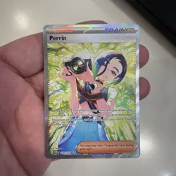 Pokemon TCG: Perrin 220/167 Twilight Masquerade Special Illustration Rare NM - Image 1