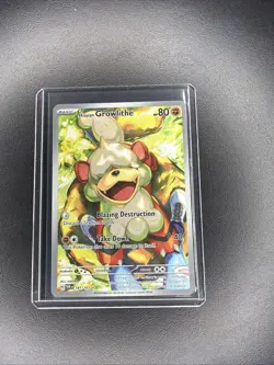 Pokemon TCG: Hisuian Growlithe 181/167 - IR - Twilight Masquerade - *NM* - Image 1