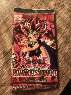 Yu-Gi-Oh Pharaoh's Servant 1st Edition Booster Pack Vintage 2002 Sealed 53334289443 - Image 1