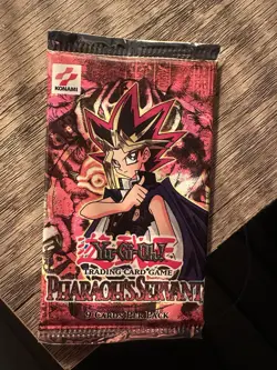 Yu-Gi-Oh Pharaoh's Servant 1st Edition Booster Pack Vintage 2002 Sealed 53334289443 - Image 4