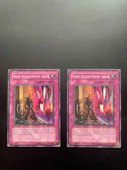 Yugioh Non Aggression Area Common PGD-101 1st Edition Damaged X2 - Image 1