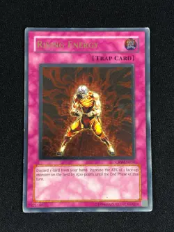 YUGIOH RISING ENERGY CRV-EN056 ULTIMATE LIGHT PLAY - Image 1