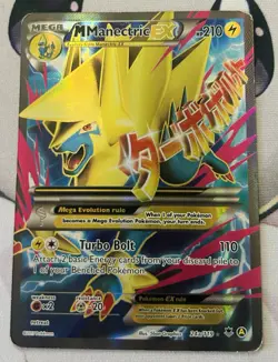 M Manectric EX 24a/119 - Mega Pokemon Card- XY Phantom Forces Alt Art Promo - MP - Image 1