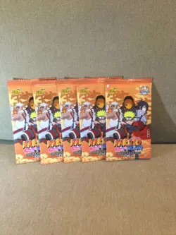 5 Pack Official Naruto Cards KAYOU Original 5 Cards/Booster Pack - Tier 2 Wave 1 - Image 1