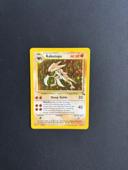 Pokemon Card Fossil Set Holo Kabutops 9/62 WOTC - Image 5