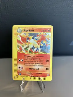 Pokemon TCG Rapidash Holo Card Expedition Base Set, Rare, 26/165 NM🔥 - Image 1