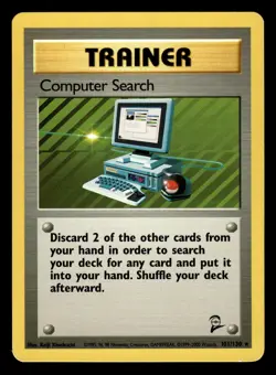 Computer Search 101/130 Rare Base Set 2 Pokemon Card - 1 - Image 1