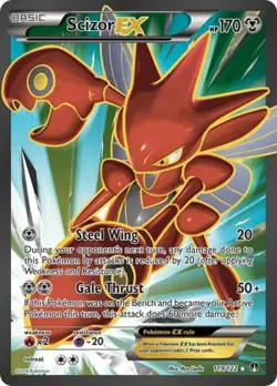 Pokemon Scizor EX (Full Art) NM 1st Edition Normal XY - BREAKpoint - Image 1
