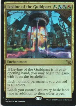 MTG: Murders at Karlov Manor: Foil Leyline of the Guildpact: LP Condition - Image 1