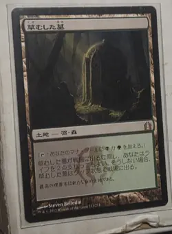 Japanese MTG Overgrown Tomb Magic The Gathering Card - Image 1