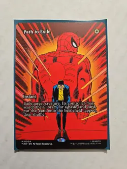 Path to Exile (Borderless) - Spider-Man - NM - Mythic - Instant - MTG - Image 1