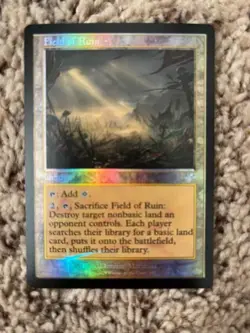 MTG- Field of Ruin x1 - Time Spiral Remastered - Retro FOIL - Image 1