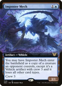 Imposter Mech Extended Art Kamigawa: Neon Dynasty NM MTG - Image 1