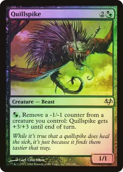 Eventide MTG Foil Quillspike Magic - Image 1