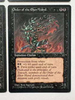 MTG | 4x Order of the Ebon Hand | Fallen Empires | Magic The Gathering | *Kult - Image 5
