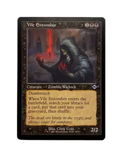 VILE ENTOMBER *RETRO FRAME* MH2 MTG BLACK CREATURE UNCOMMON NM - Image 1