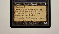 VILE ENTOMBER *RETRO FRAME* MH2 MTG BLACK CREATURE UNCOMMON NM - Image 3