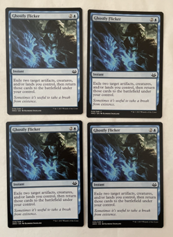 4 x Ghostly Flicker Modern Masters 2017 MTG Magic the Gathering NM - Image 1